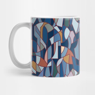 Modern Crowd in Classic Blue Mug